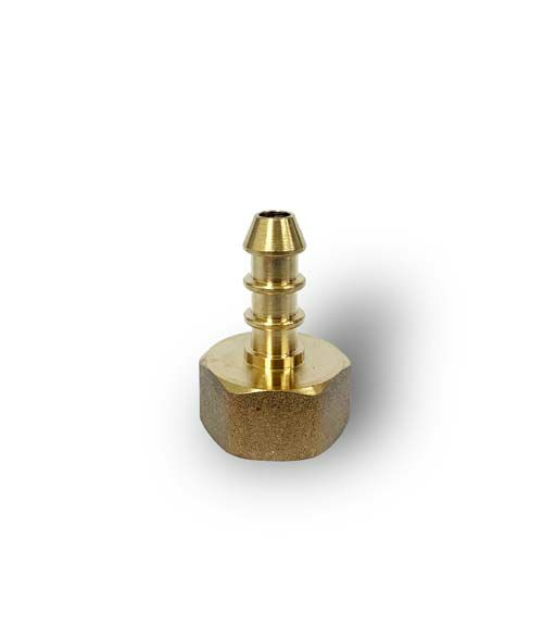 LPG Female Nozzle 1/2" BSPT to 8mm Hose Connector